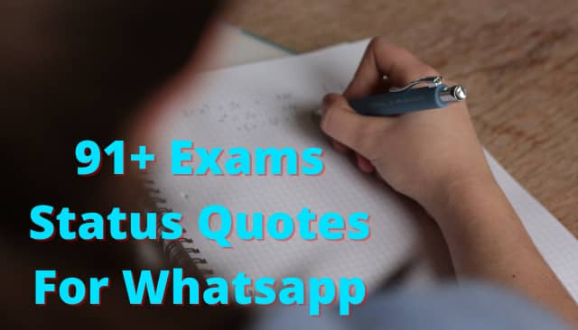 91+ Exams Status Quotes For Whatsapp