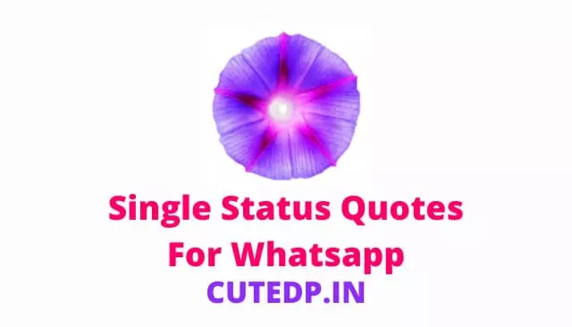 Single Status Quotes For Whatsapp